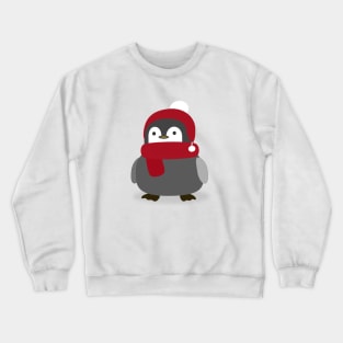 Cute Winter Penguin T-Shirt Crewneck Sweatshirt